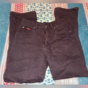 Black kick leg Lee jeans